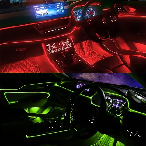 8 best sales car interior light with battery - №5