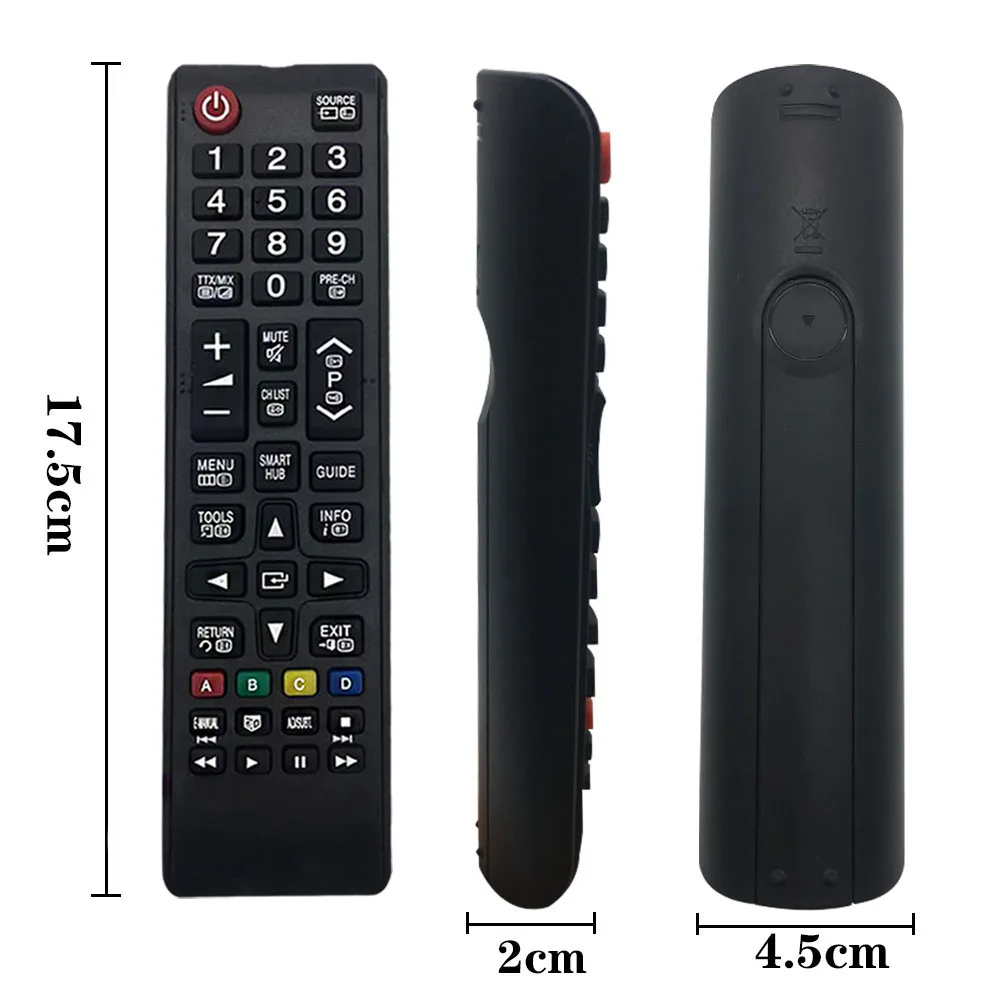 Control Remoto de Repuesto para TV LED Inteligente 4K Full HD AA59-00786A, Compatible con F6800 F6700 UE40F8000ST UE40F6800 UE40F6700 UN55F6800