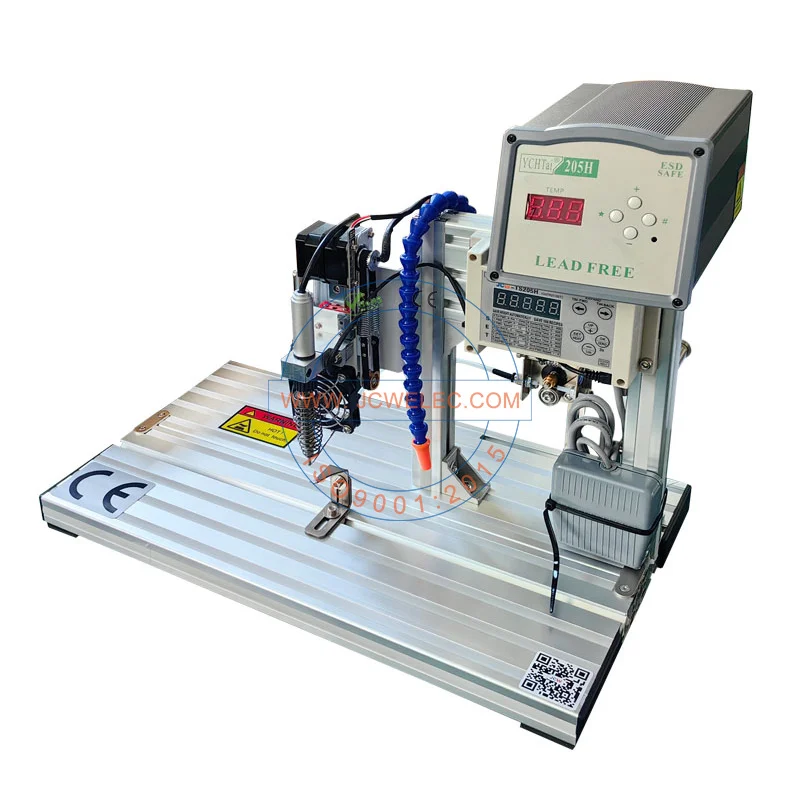 JCW-TS205H High Accuracy Soldering Station AUX USB DC Plug Automatic Cable Machine VIB for Cable Manufacturing Equipment