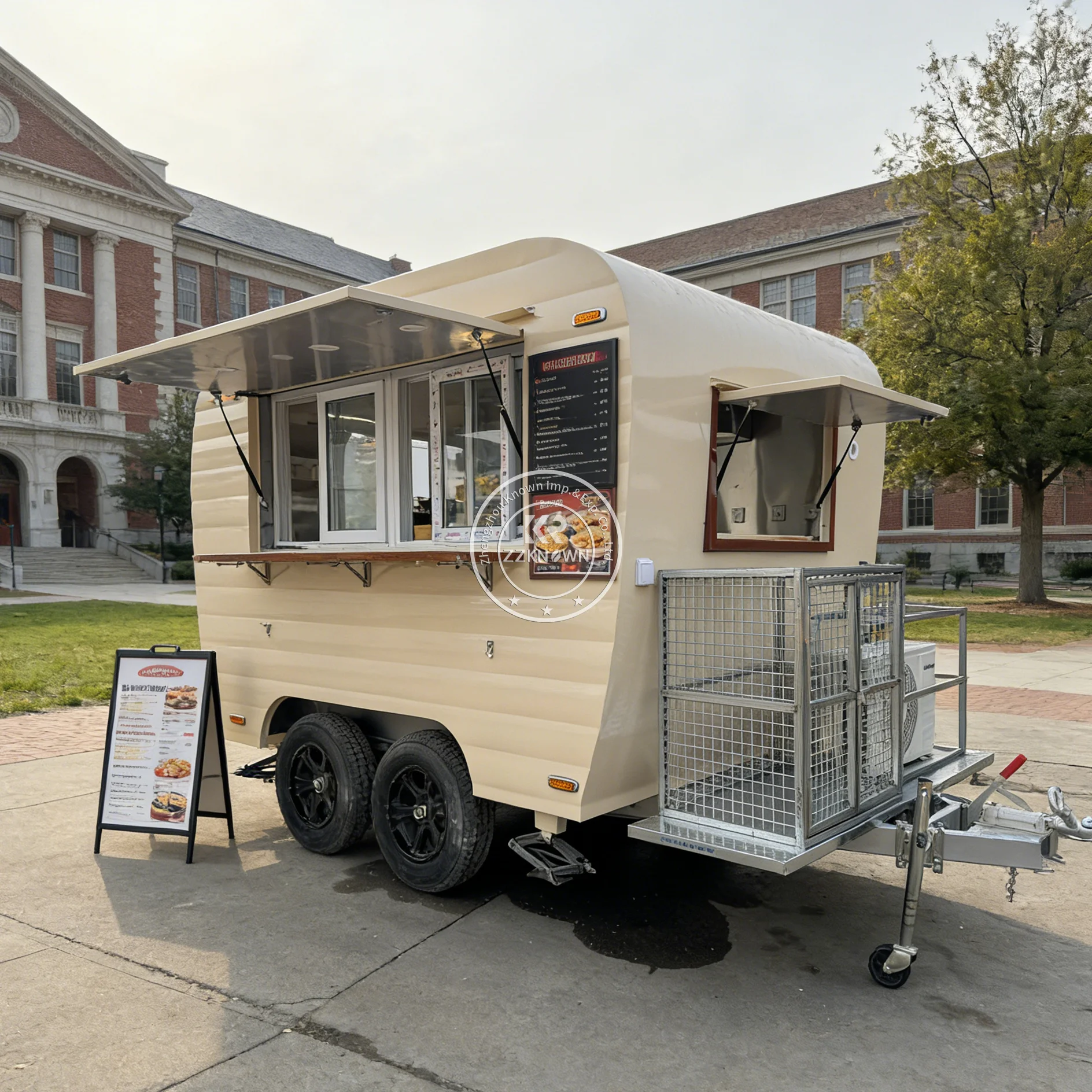 Commercial Street Dessert Coffee Truck Mobile Food Truck Catering Trailer Commercial Food Trailer For Commercial Use