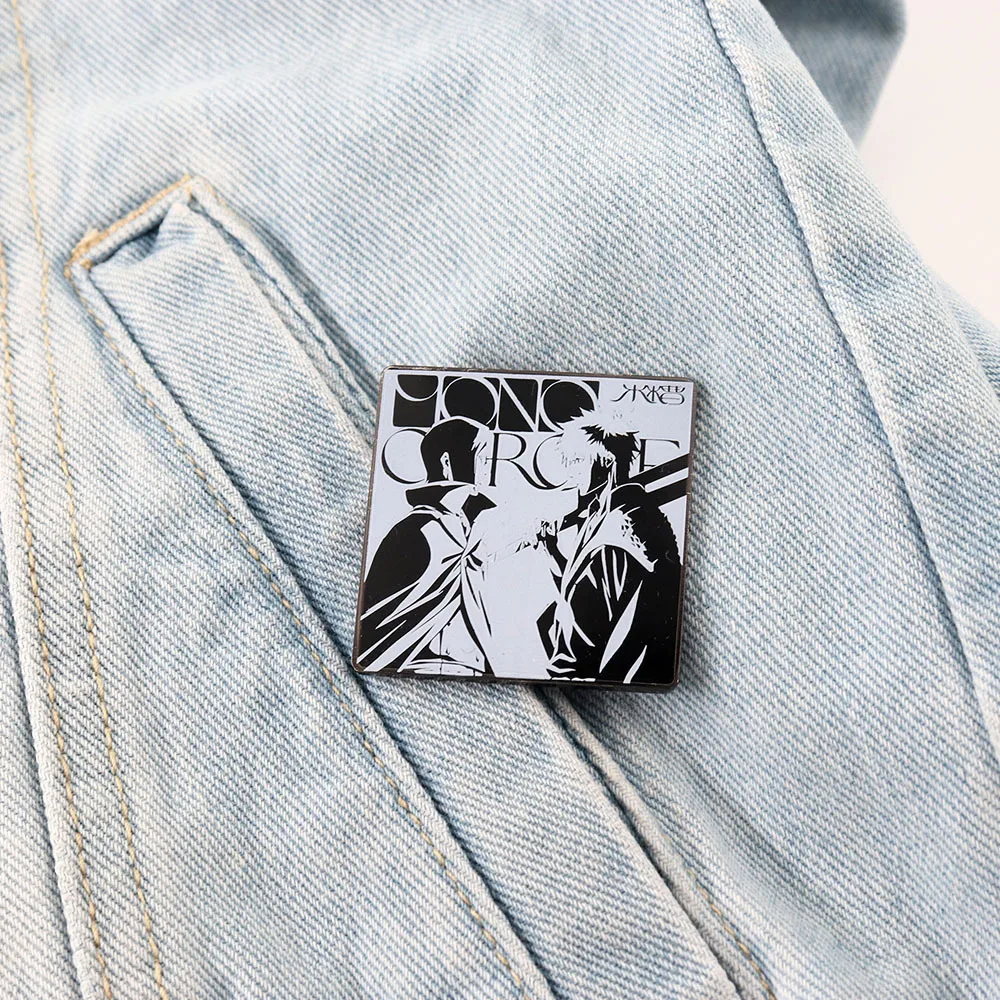 أنيمي بليتش ألف عام حرب الدم كوروساكي إيتشيغو تأثيري حلي شارة دبوس اكسسوارات ظهره قلادة دعامة معدنية بروش