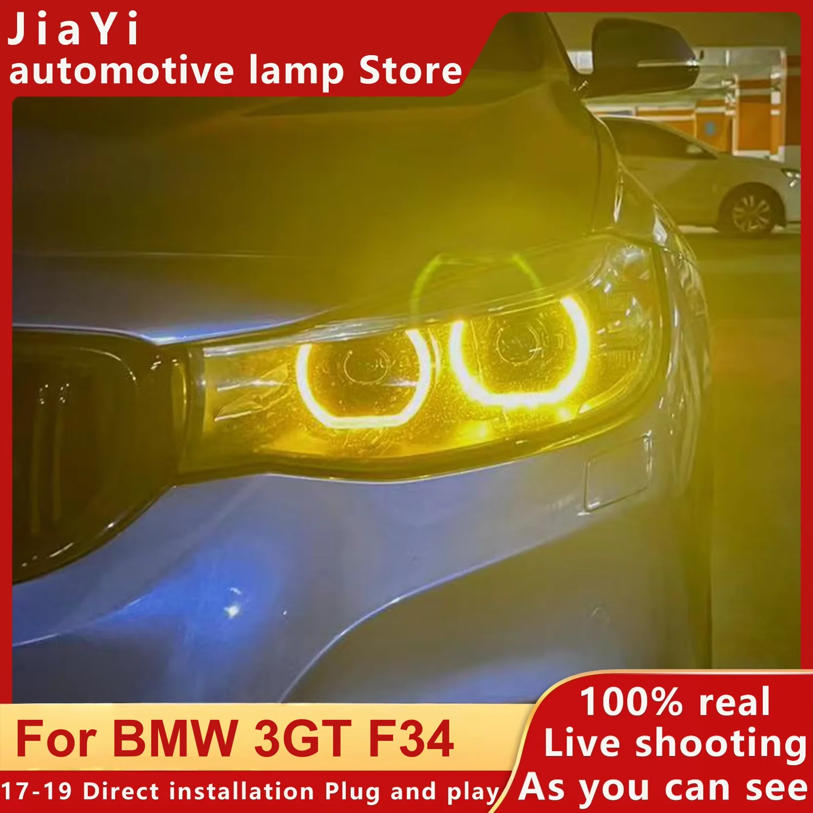 JIAYI CSL Style Lemon Yellow DRL Daytime Running Light LED Module Suitable For BMW F34 3GT Series