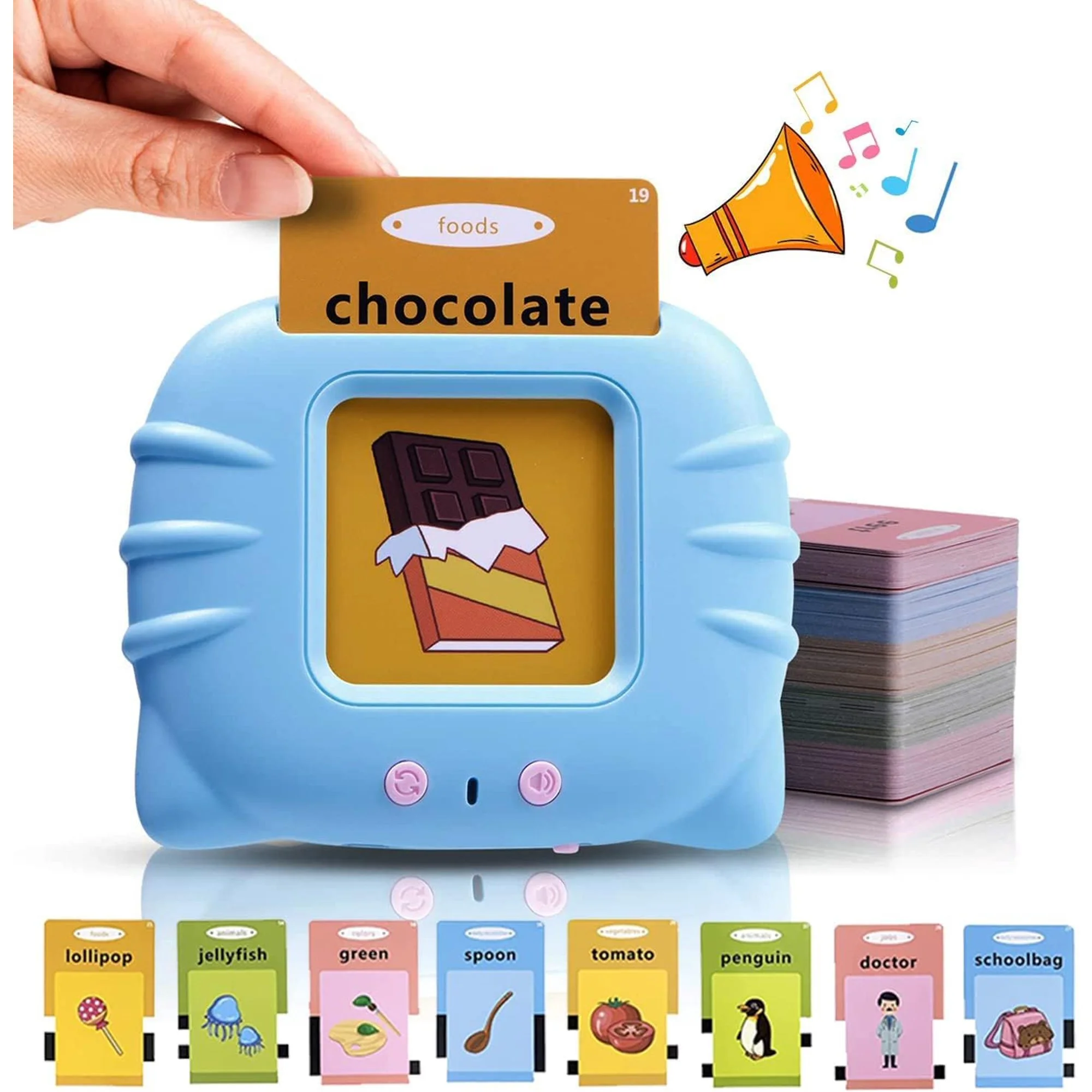 Talking Flash Cards giocattoli per l'apprendimento per 1-6 anni ragazzi ragazze giocattoli per la terapia vocale giocattoli prescolare 224 Sight Words con suono