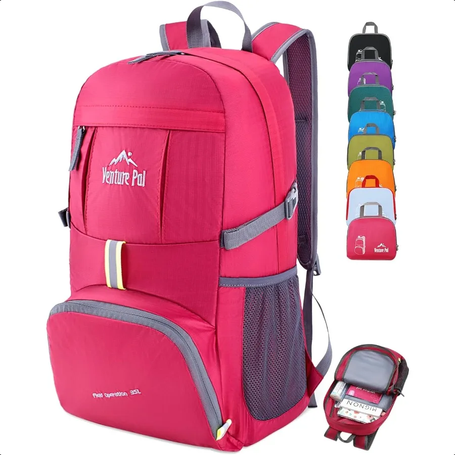 

Venture Pal 35L Ultralight Lightweight Packable Foldable Travel Camping Hiking Outdoor Sports Backpack Daypack