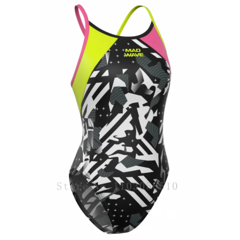

mad wave Women Swimsuit Bikini Sexy Onepiece Comfortable Suit Swimwear Functional Training Swimsuit Open Water Swimming Clothing