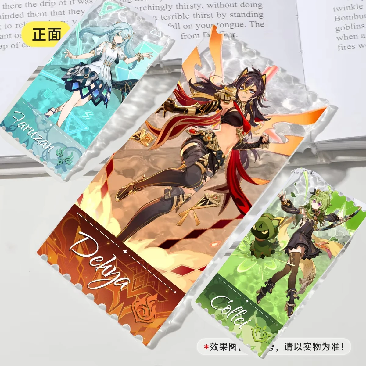 Game Genshin Impact Raiden Shogun Cosplay Anniversary Celebration Series Commemorative Ticket Set Anime Xmas Gift