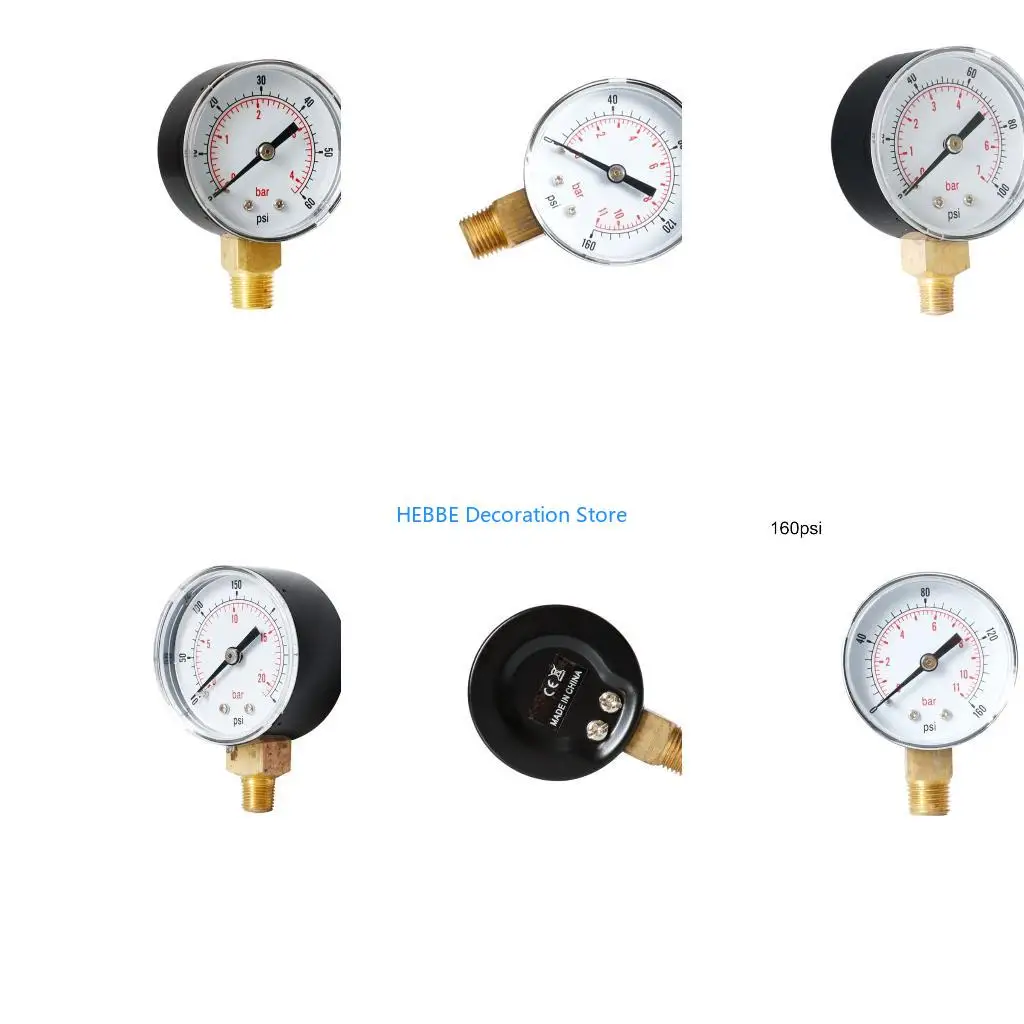 B0KC 1/4 BSPT Mechanical Y50 Pressure Gauge 52mm for Mining/Home High