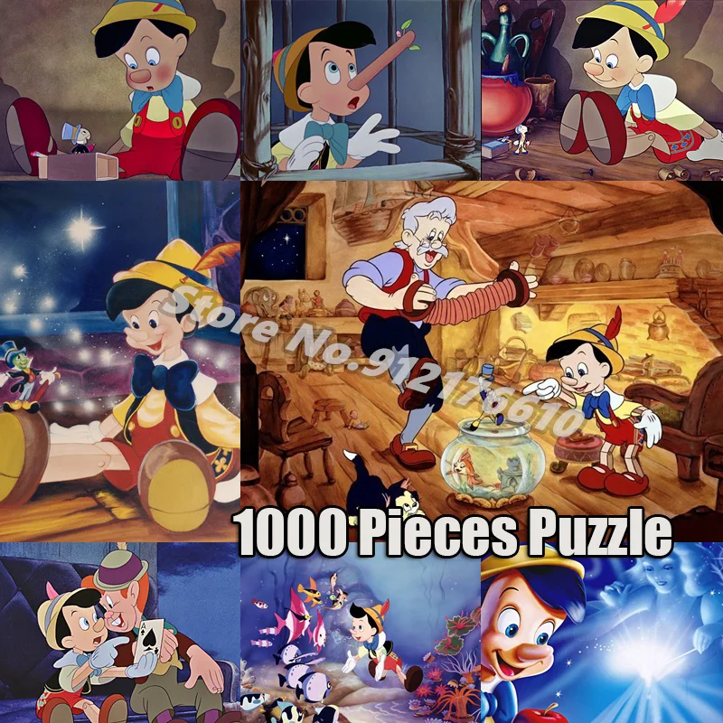 

Пазл для детей и родителей из мультфильма Disney, 1000 шт.