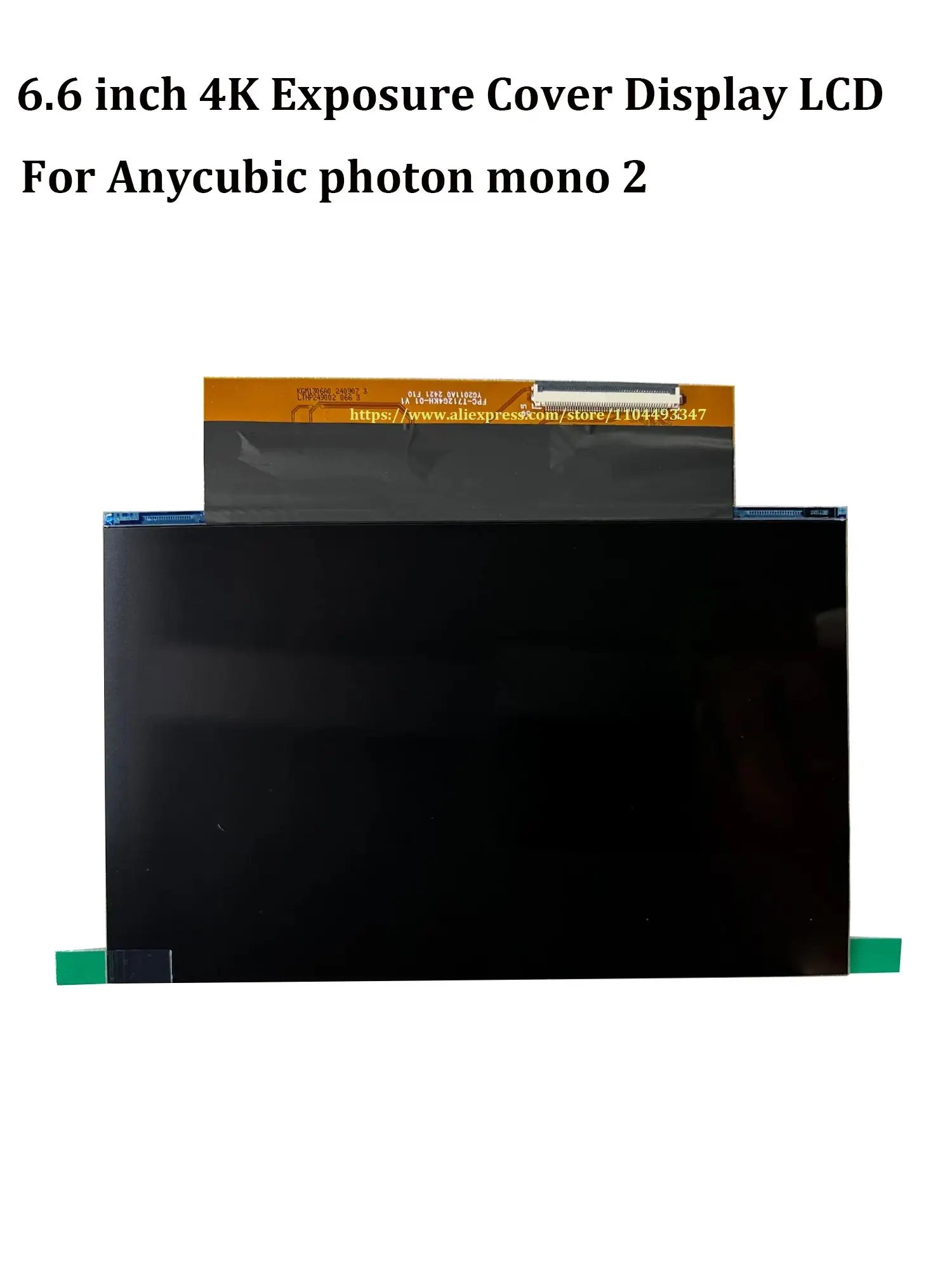 Osłona ekranu 6,6 cala 4K LCD do drukarki 3D Anycubic Photon Mono 2, części zamienne — zdjęcie produktu 5