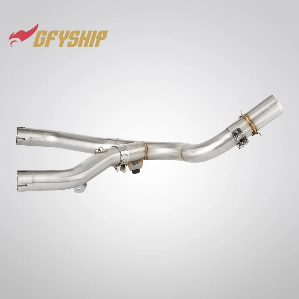 Motorcycle Exhausts Middle Link Pipes Slip-on 304 For BMW R850R 2004-2007 R1150R 2001-2005 R1150GS / R1150GS ADV 1999-2004