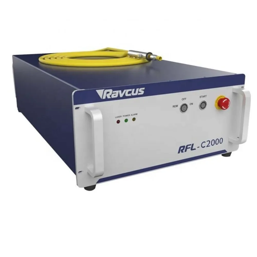 China Raycus 1000W 2000w Fiber Laser Source with Lower Price for Laser Cutting Welding Machine