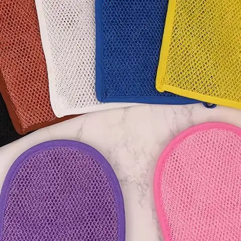 

Women Men Bath Gloves SPA Exfoliating Shower Brush Body Cleaning Scrub Mitt Rub Dead Skin Gloves Shower Towel Foam Body Massage