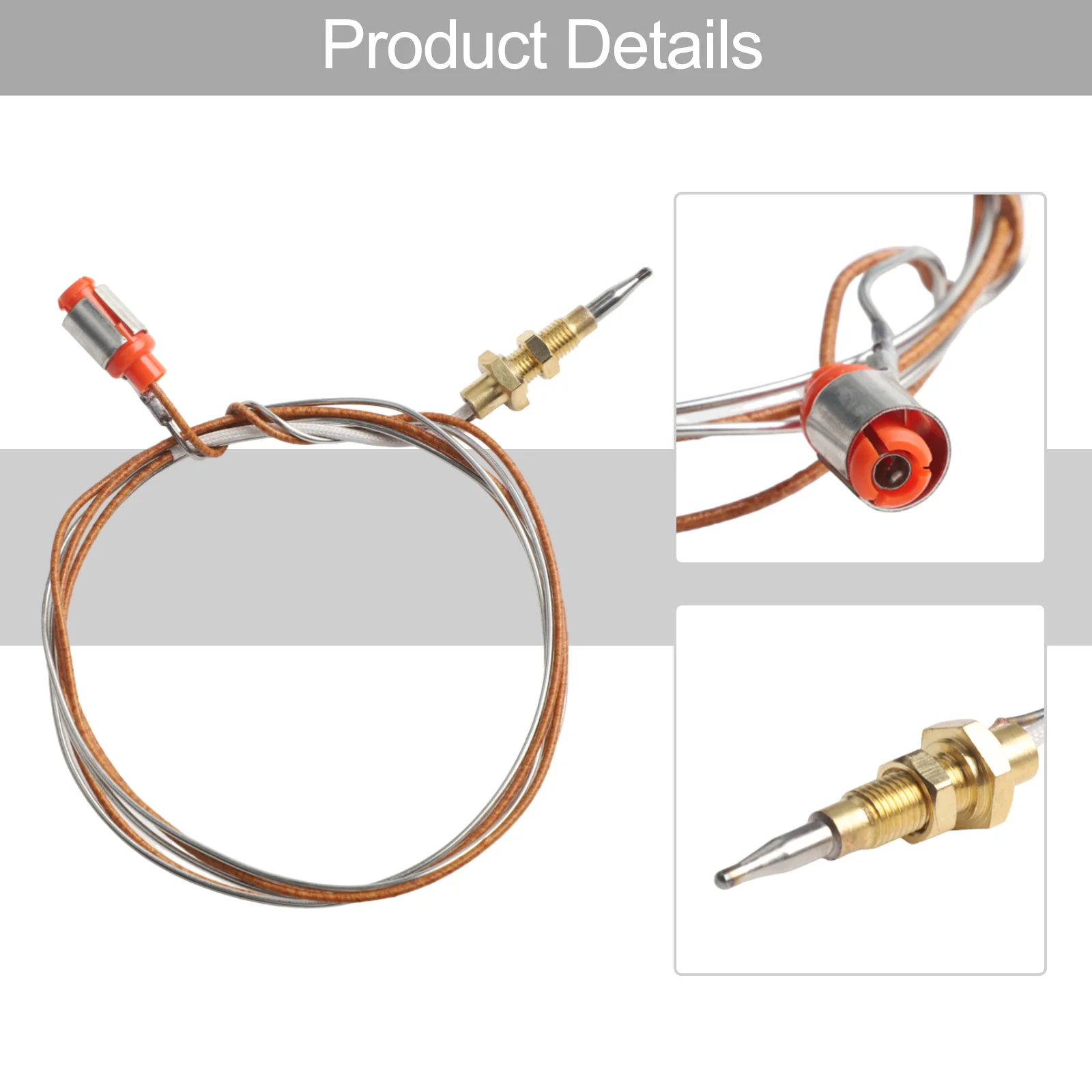 Copper Head Heading Screw Gas Burner Gas Burner Screw Thermocouple Built In Copper Head Easy Installation And Use