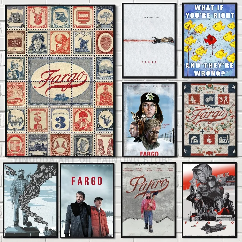 Fargo TV Series Poster Paper Print Home Living Room Bedroom Entrance Bar Cafe Art Painting Decoration