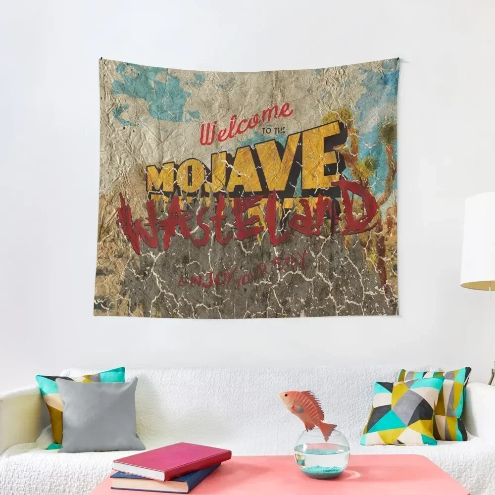 Retro Style Mojave Wasteland Tapestry Cute Room Things Wall Hanging Decor Bedroom Decor Aesthetic Wall Hanging Tapestry