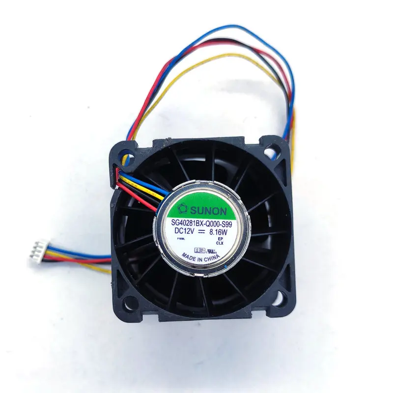 Original SG40281BX-Q000-S99 40*40*28MM 12V 8.16W 4 Lines Cooling fan FONSONING
