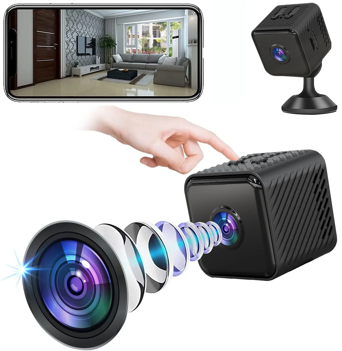 Mini Wifi Camera Wireless 1080P Video Clear IR  Night Vision Motion Detection Home Security Surveillance Digital IP Cam Monitor