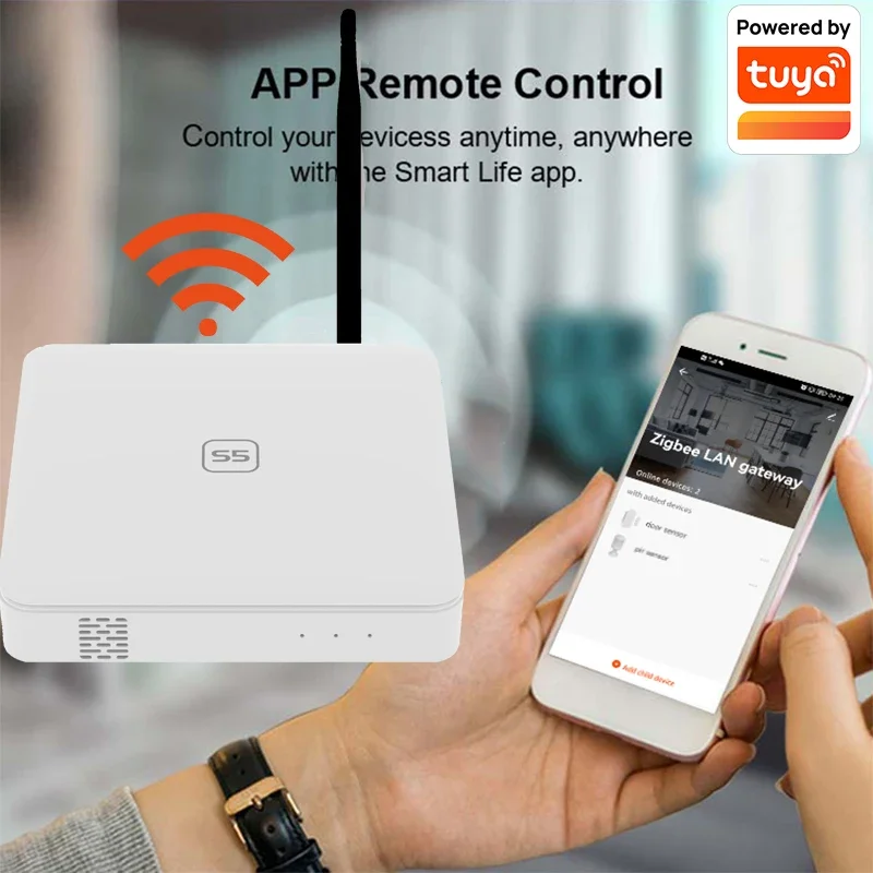 Imagem -04 - Tuya-zigbee Hub de Gateway Bluetooth Multimodo Eletrodomésticos Inteligentes sem Fio Controle Remoto Suporte de Ponte Alexa Google Home