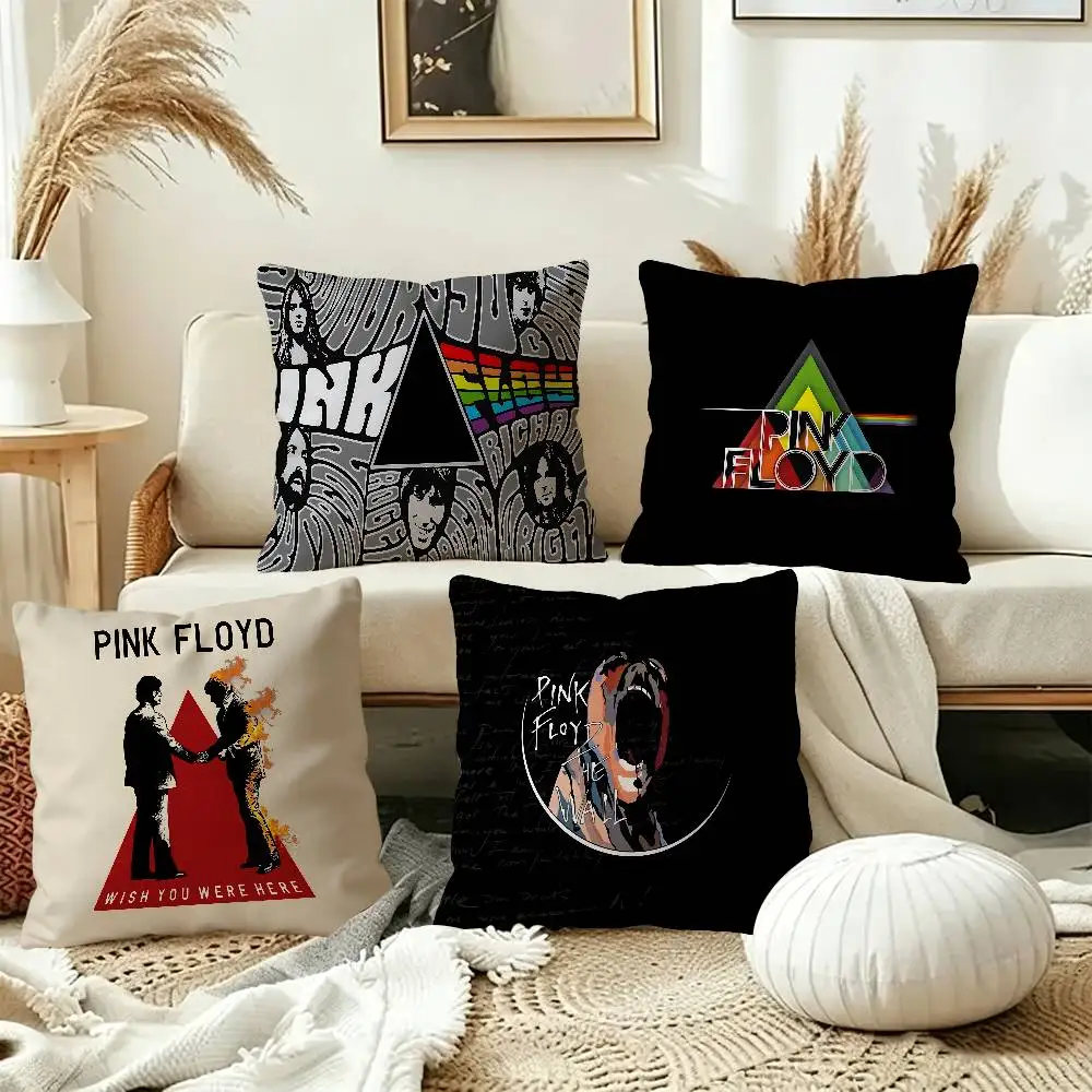 P-Pink Band F-Floyd Cushion Cover Pillow Cover Decor Pillowcase Printed Cushion Case for Couch