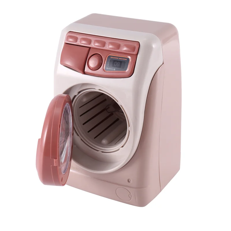 YH129-3SE Household Simulation Electric Washing Machine Children's Small Home Appliances Kitchen  Kit For Boys And Girls