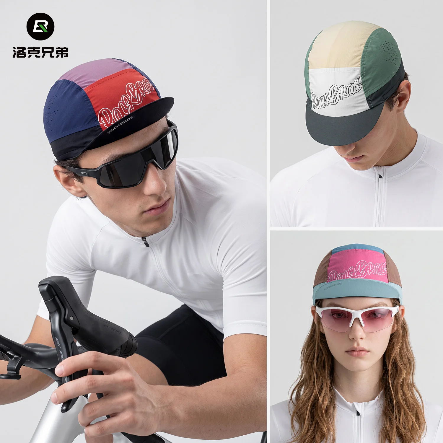 ROCKBROS Bicycle Caps Sun Protection Outdoor Sports Bike Baseball Cap Helmet Hat Lining Men Women Breathable Cycling Caps view 2