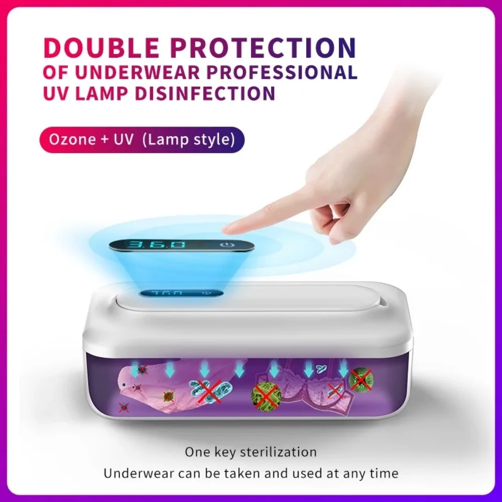 Multifunctionele Uv-Ontsmettingsmiddel Doos Ultraviolette Ozon Desinfectie Machine Uv Licht Ontsmetting Toverstaf Voor Telefoon Make-Up Tool Toetsenbord