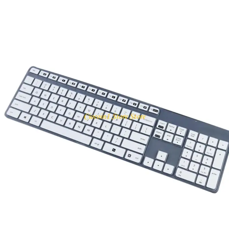 A3PC Waterproof Keyboards Protective Cover Dustproof Silicone Film for K235 K375 MK235 MK315