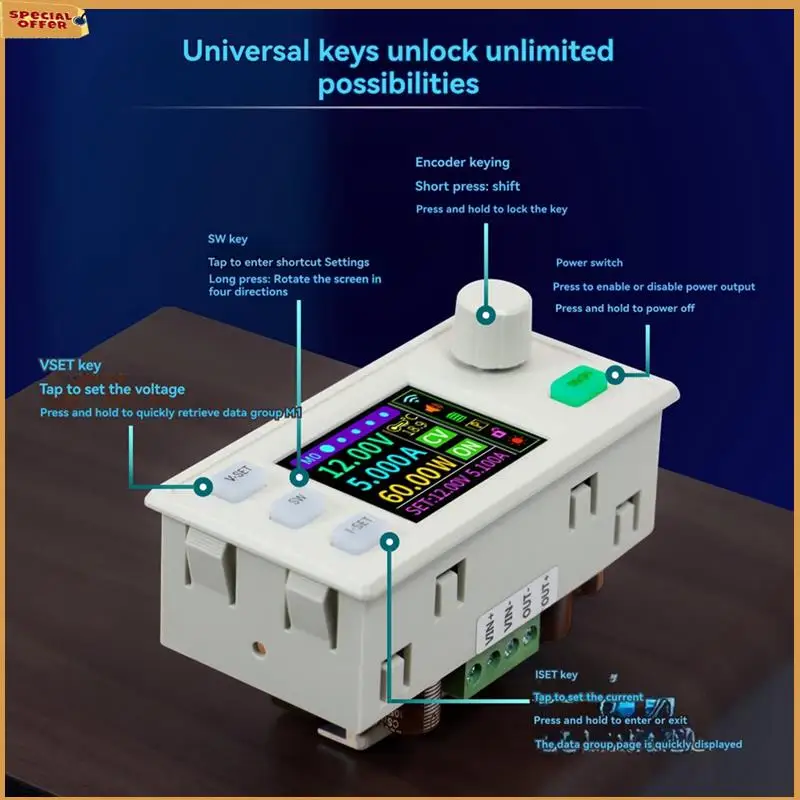 A69Z XY6506S Adjustable DC Regulated Power Supply+WIFI Module Constant Voltage Constant Current 65V 6A 390W Step-Down Module