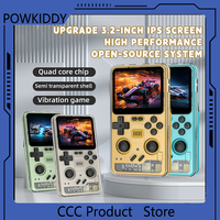 New POWKIDDY Rgb20 Pro  Joystick Arcade 3.2 Inch 1024*768 Ips Screen Retro Style Handheld Game Console Children'S Game Gifts