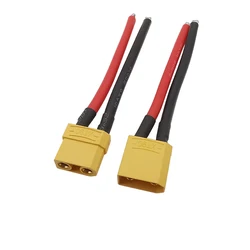 XT90 XT-90 Male Plug / Female Socket Connector Plugs 10CM 10AWG Silicon Wire Cable For RC Lipo Battery FPV Drone Quadcopter DIY