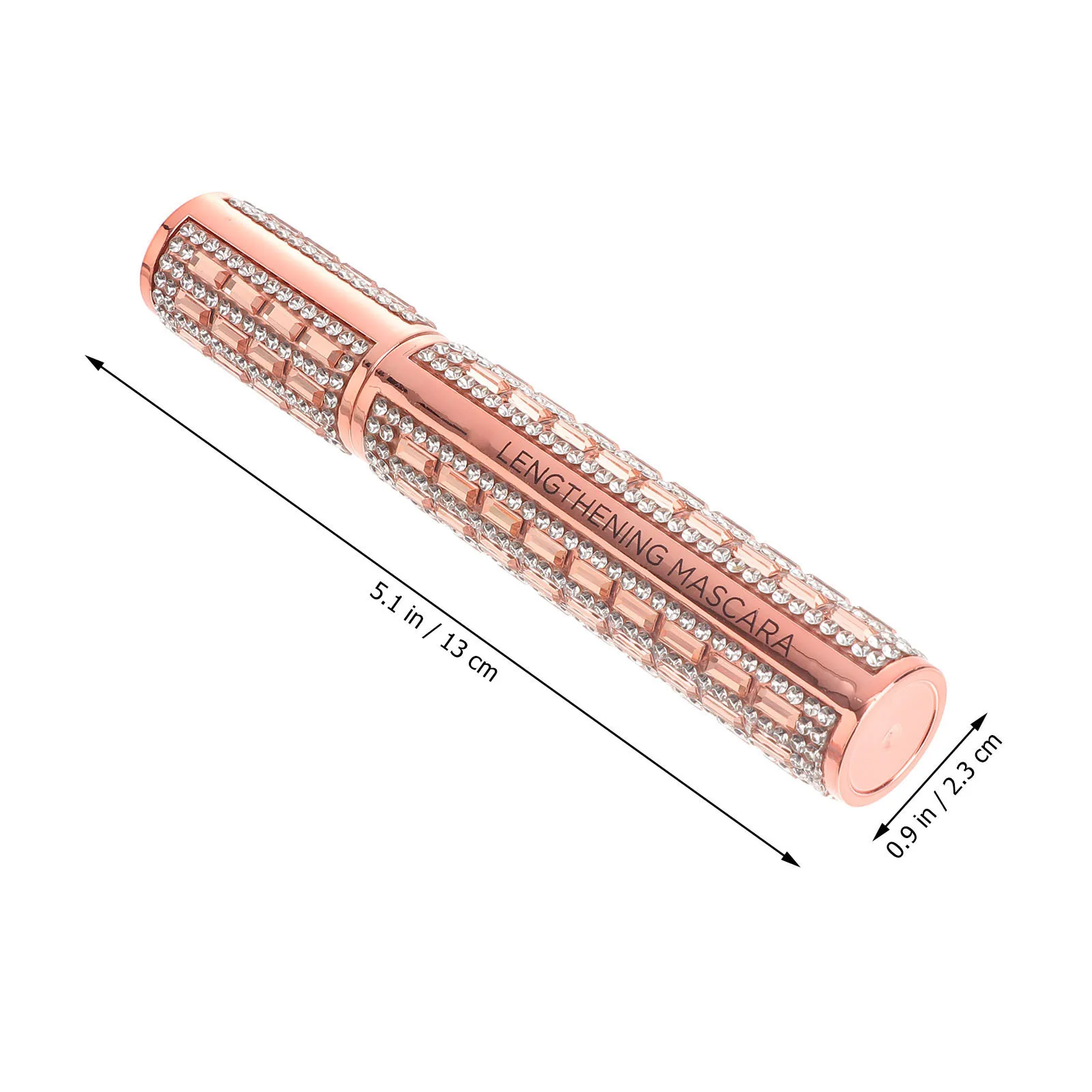 1Pcs Diamond Mascara Waterproof Compact Travel Size No Smudge Rainy Day Sweat Condition Eye Makeup Diamond Mascara