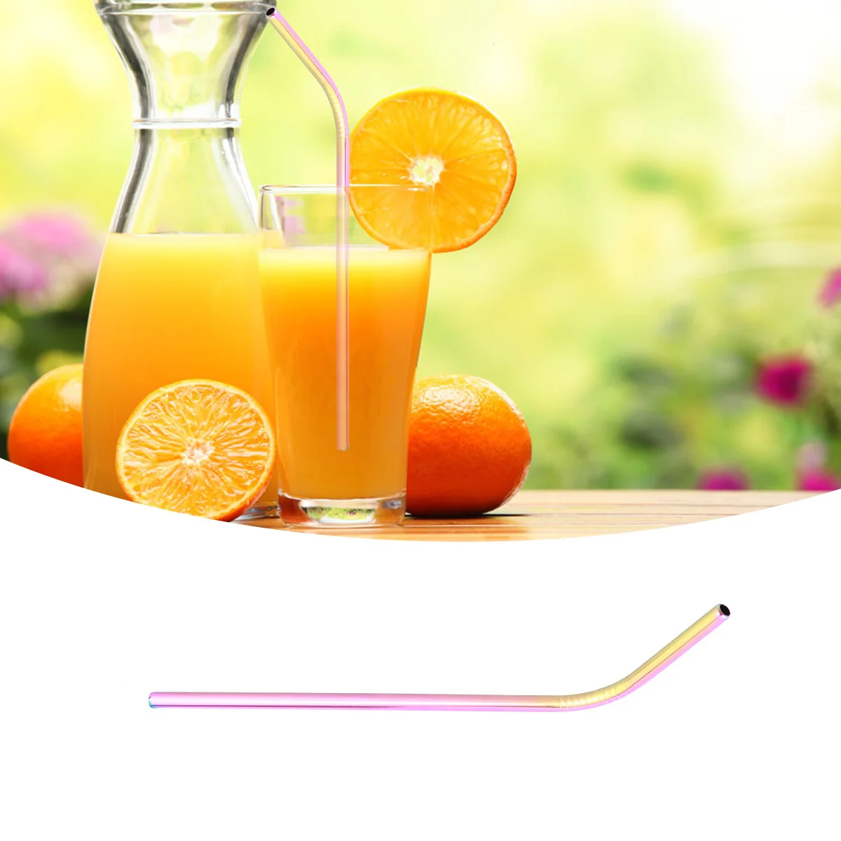 

1 .5X0.6Cm Stainless Steel Straws For Tumblers Reusable Straight Drinking Straw Bar Accessories Kitchen Barware Tools
