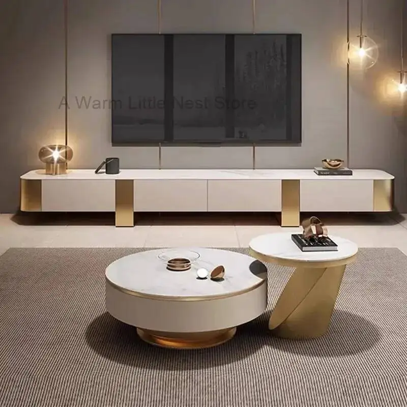 حامل بسيط عرض الركيزة خزانة التلفزيون غرفة المعيشة الحديثة حامل تلفاز خزانة تخزين الخشب موبليس الفقرة El Hogar أثاث الفندق #3