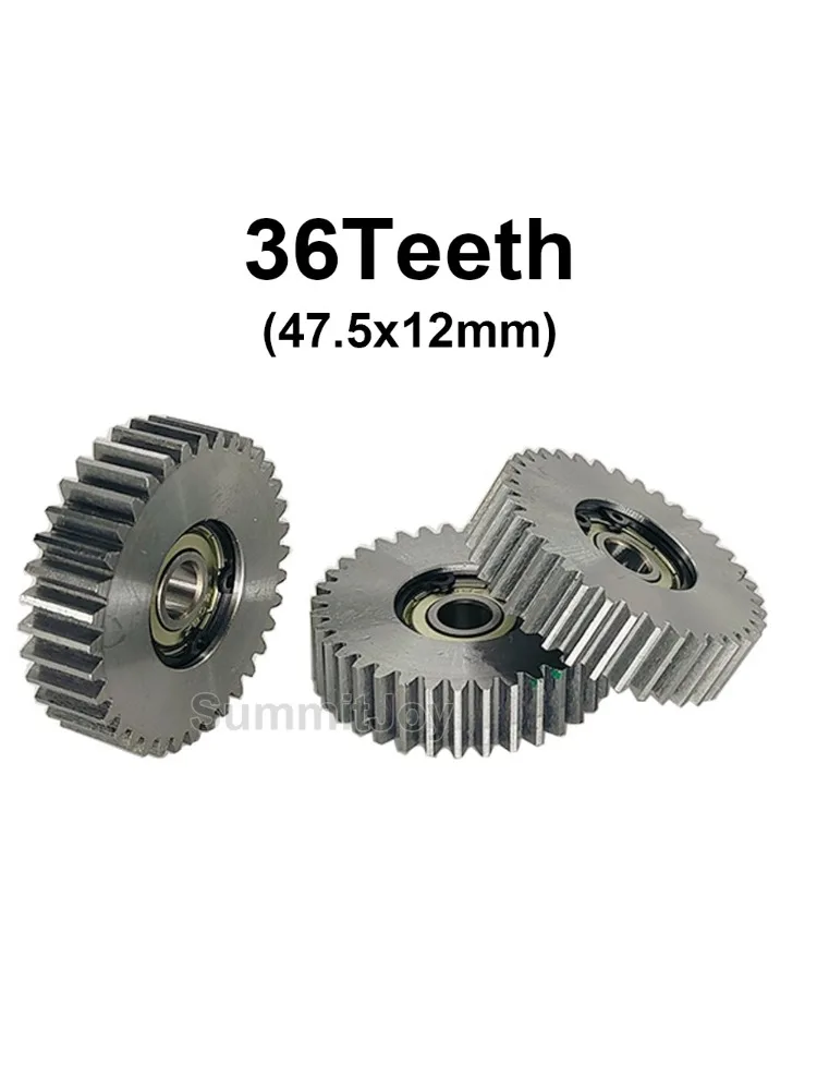 AliExpress NONE 3Pcs E-Bike Steel Gear 36T 47.5x12mm Planetary Motor Gear Metal Gears Power Transmission Gear for 500W Electric Bike Motor