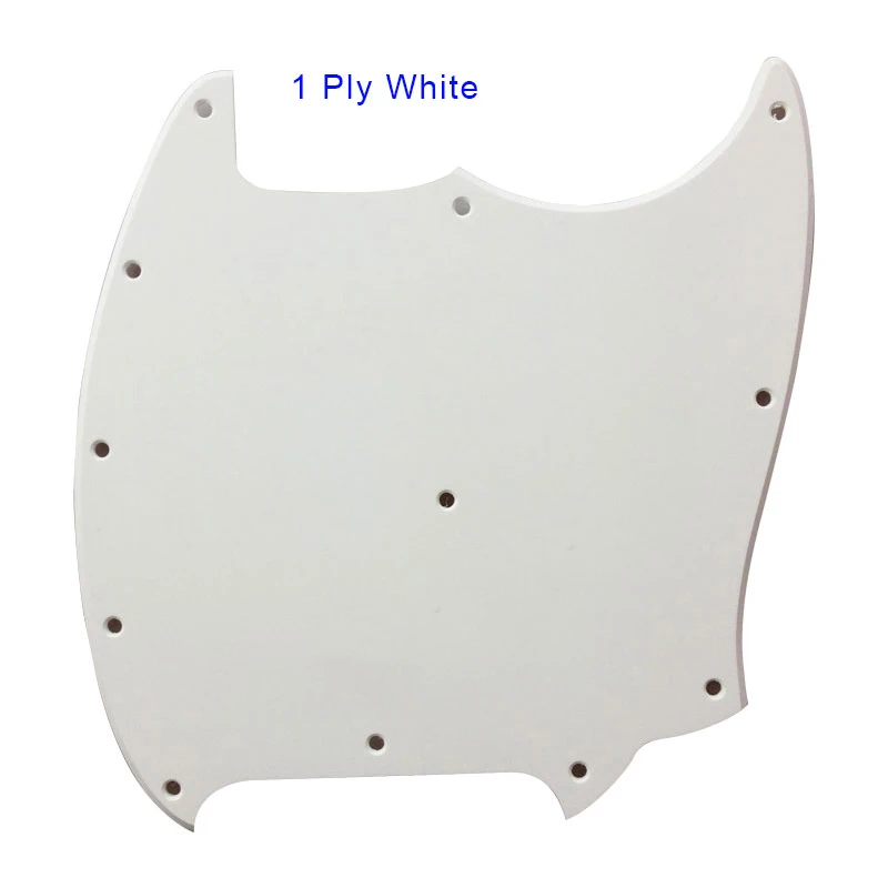 Xin Yue Custom Parts für FD Mustang Blank mit 12 Schrauben Gitarren-Schlagbrett Beste Qualität Guitarra Scratch Plate Mehrfarbige Optionen