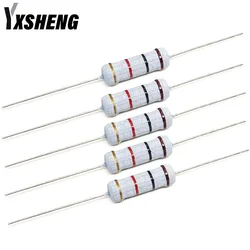 20PCS 2W Carbon Film Resistor 5% 0.1R~4.7M 2.2R 10R 22R 47R 51R 100R 150R 470R 1K 4.7K 10K 47K 1 2.2 10 22 47 51 100 150 470 Ohm