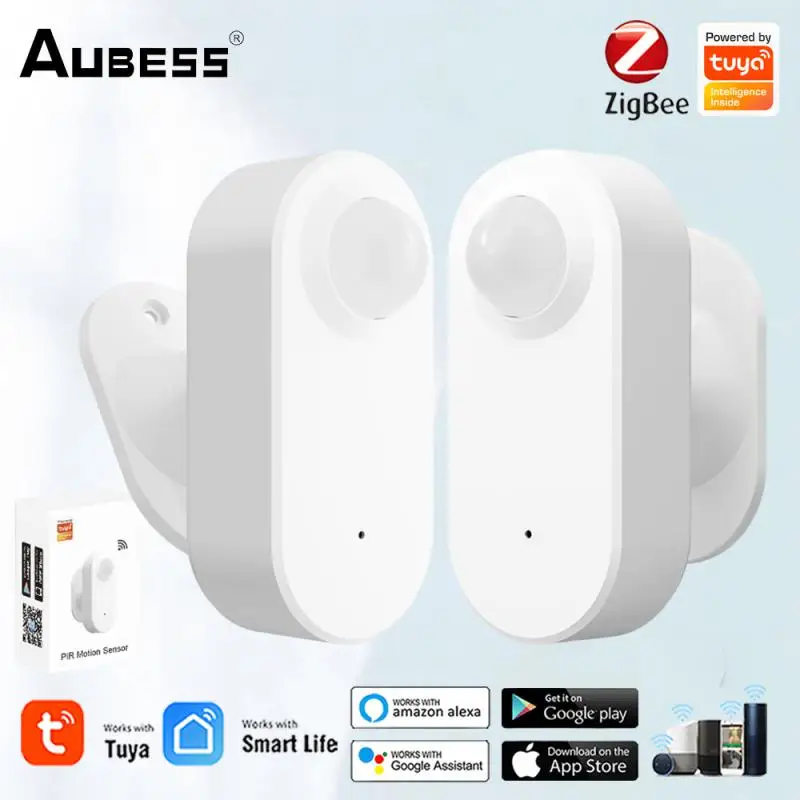 

Tuya Zigbee Human Presence Detector Smart PIR Motion Detection Sensor Wireless Wave Motion Sensor Support Alexa Google Assistant