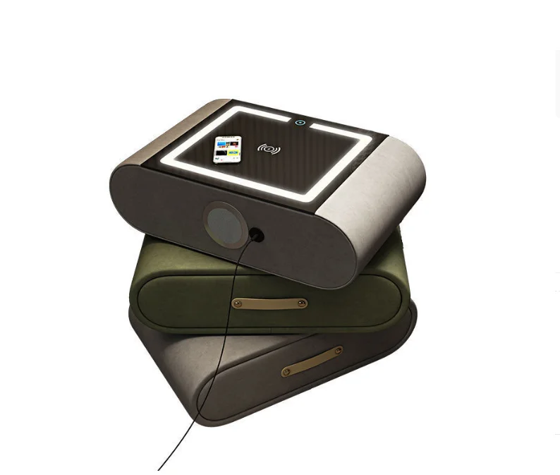 Smart Bedside Table Simple Modern Multifunctional Wireless Charging 2023 New Style Creative Light Side Cabinet