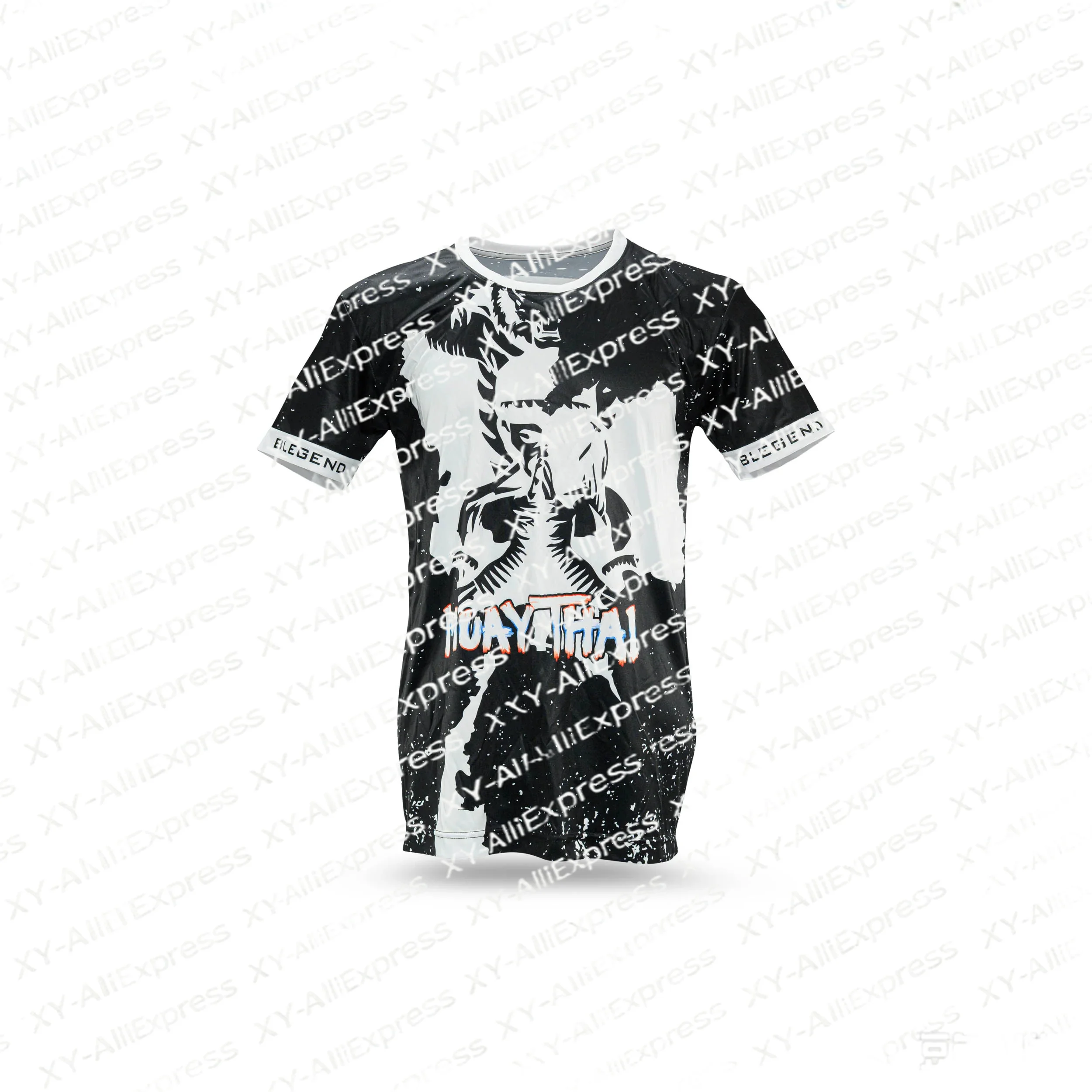 Men Athletic Short Sleeve Tee, Retro Black White Splash Art Print Quick Dry T Shirt for Workout & Everyday Casual Wear