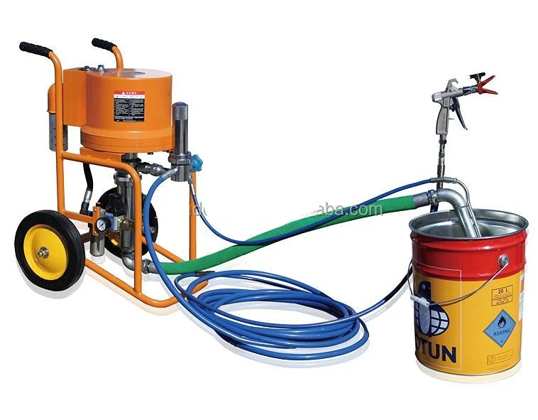 small portable polyurethane waterproof airless spray machine / equipment