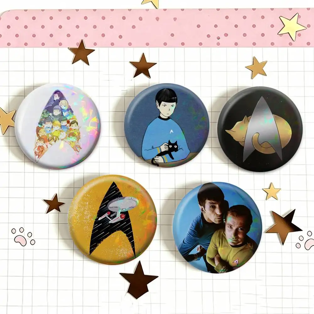 S-Star Trek Laser Badge Applicable For Backpack Clothes Hats Decor Creative Accessories