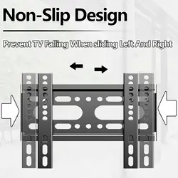 Uchwyt do telewizora 14-42 cali Regulowany uchwyt do telewizora z niskoprofilowym płaskim uchwytem ściennym do telewizora LCD LED
