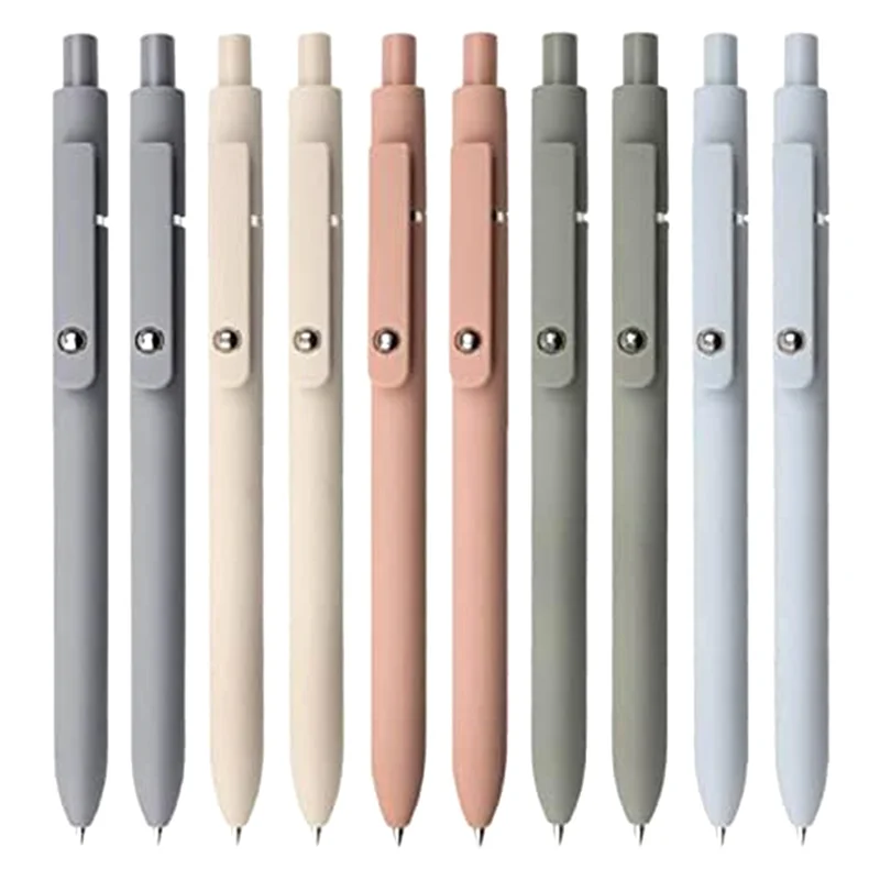 

J1UL1N Gel Pens High-End Series Retractable Pens Fine Point Smooth Writing Pens 10Piece