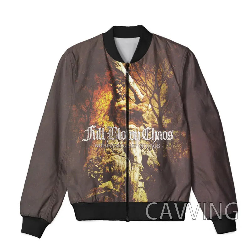 

CAVVING 3D Printed Full Blown Chaos Zipper Bomber Jackets Men Overcoat Mens Coat Zip Up Jackets for Women/Men