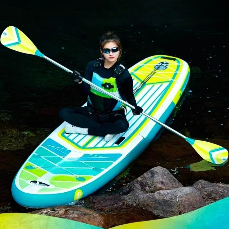 

Inflatable paddle board, double deck stand-up racing paddle board paddle board surfboard parent-child kayak