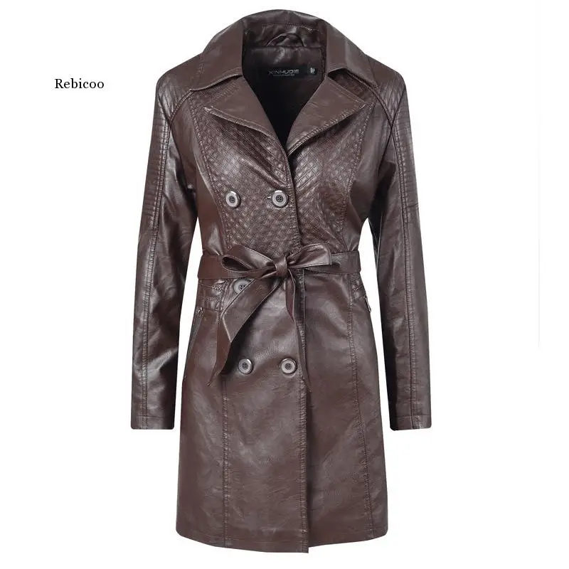 

Autumn Winter Women Velvet Thick Warm Coat Tops PU Leather Jacket Casual Long Sleeve Long Moto Faux Leather Jackets