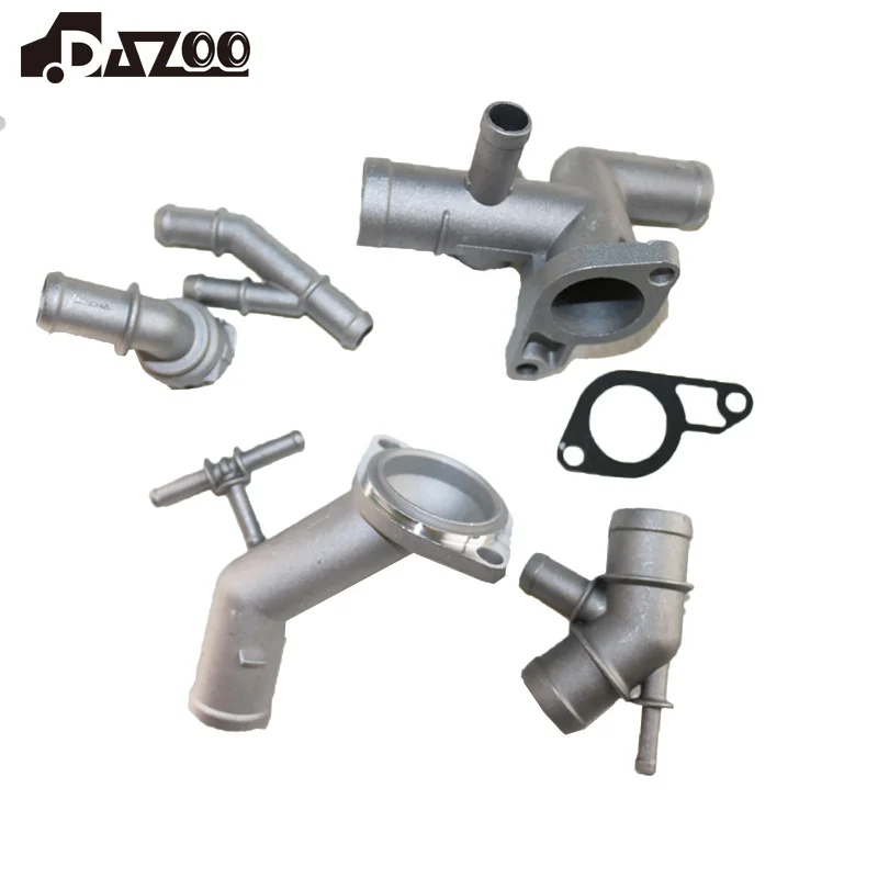 6 SZTUK Aluminiowy zestaw modernizacyjny kołnierza płynu chłodzącego do VW Golf MK4 do Jetta GTI 1.8T 2000-2005 do Audi TT 2000-2002 06A 121133 J