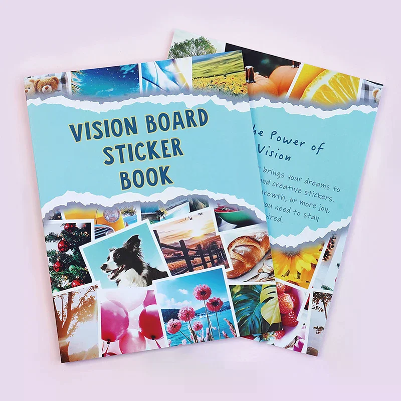 

Vision Board Sticker Book - Vision Board Kit & Supplies, With Motivational Images & Quotes For Women, Scrapbook Supplies