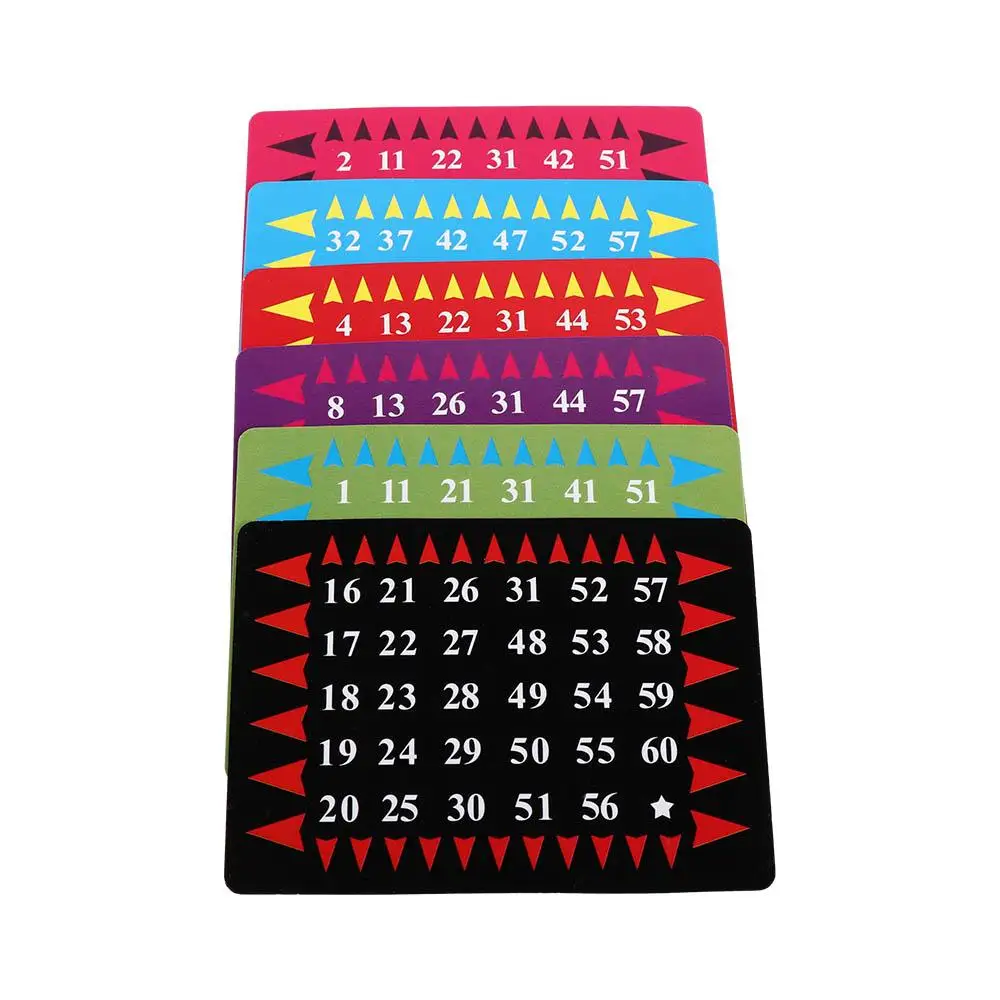 Novelty Perspective Cards Calculation Telepathy Card Magic Prank Joke Close Up Illusion Family Party