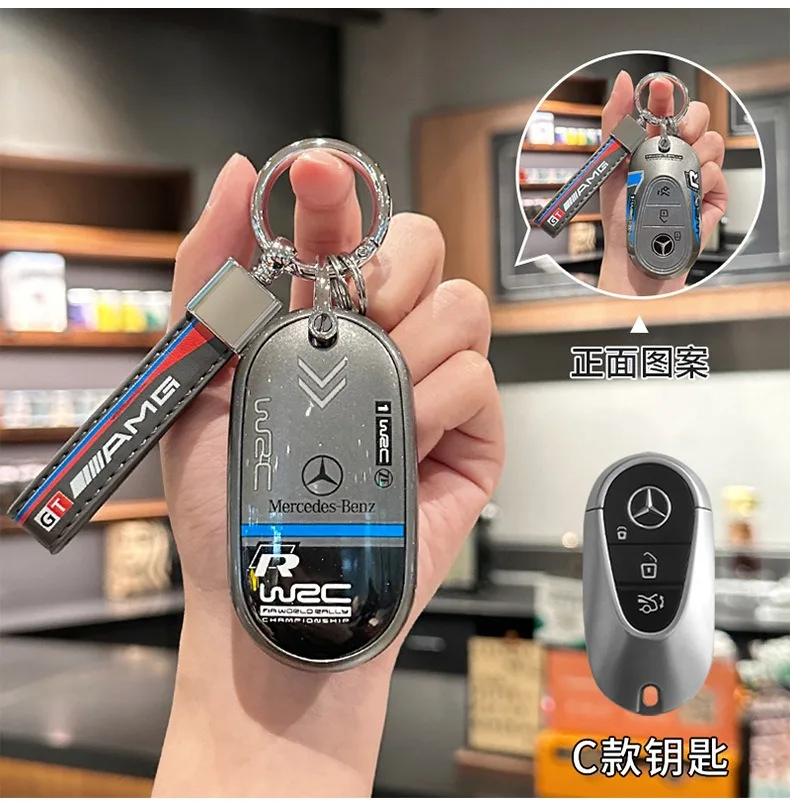 

New Style TPU Car Key Case Cover For Mercedes Benz C E S Class GLC W206 W223 W214 E300 C260 C300 S450 S500 S400 Fob Accessories